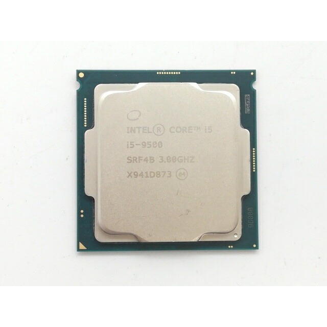 【中古】Intel Core i5-9500 (3GHz/肺結核:4.4GHz/SRF4B/U0) bulk LGA1151/6C/6T/L3 9M/UHD630/TDP65W【日本橋3】引き受ける継続期間１週