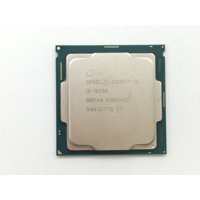 【中古】Intel Core i5-9500 (3GHz/肺結核:4.4GHz/SRF4B/U0) bulk LGA1151/6C/6T/L3 9M/UHD630/TDP65W【日本橋3】引き受ける継続期間１週