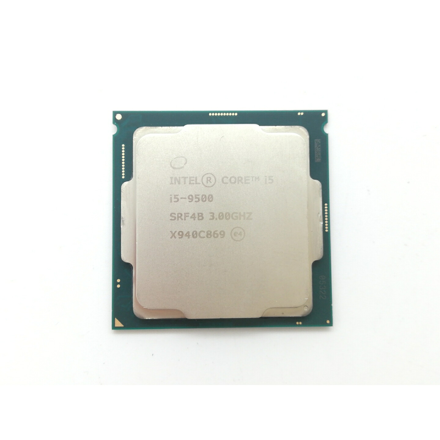 【中古】Intel Core i5-9500 (3GHz/肺結核:4.4GHz/SRF4B/U0) bulk LGA1151/6C/6T/L3 9M/UHD630/TDP65W【日本橋3】引き受ける継続期間１週