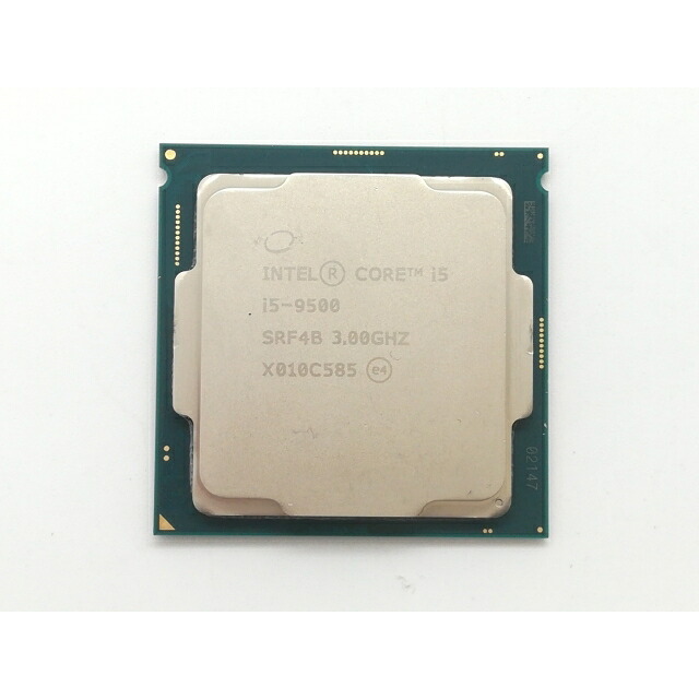 【中古】Intel Core i5-9500 (3GHz/肺結核:4.4GHz/SRF4B/U0) bulk LGA1151/6C/6T/L3 9M/UHD630/TDP65W【日本橋3】引き受ける継続期間１週