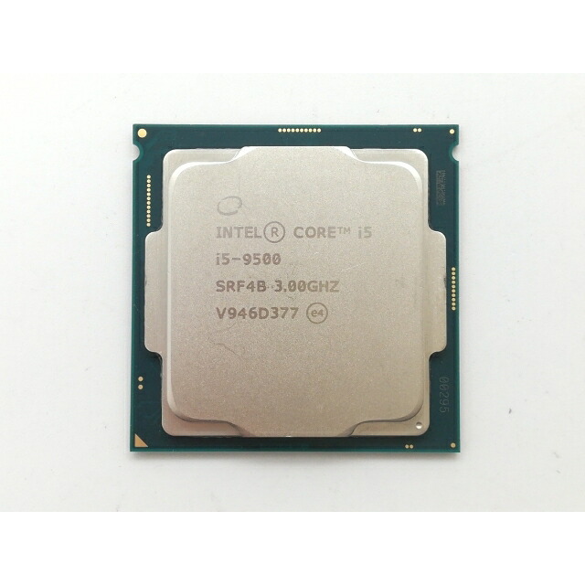 【中古】Intel Core i5-9500 (3GHz/肺結核:4.4GHz/SRF4B/U0) bulk LGA1151/6C/6T/L3 9M/UHD630/TDP65W【日本橋3】引き受ける継続期間１週