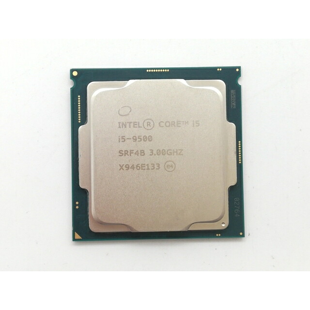 【中古】Intel Core i5-9500 (3GHz/肺結核:4.4GHz/SRF4B/U0) bulk LGA1151/6C/6T/L3 9M/UHD630/TDP65W【日本橋3】引き受ける継続期間１週