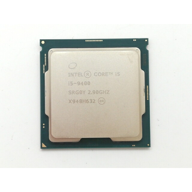 【中古】Intel Core i5-9400 (2.9GHz/肺結核:4.1GHz/SRG0Y/R0) bulk LGA1151/6C/6T/L3 9M/UHD630/TDP65W【日本橋3】引き受ける継続期間１週