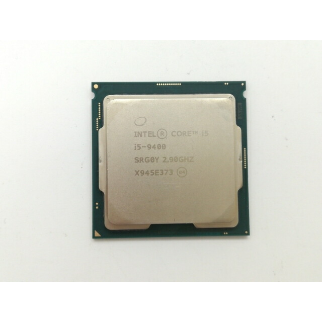 【中古】Intel Core i5-9400 (2.9GHz/肺結核:4.1GHz/SRG0Y/R0) bulk LGA1151/6C/6T/L3 9M/UHD630/TDP65W【日本橋3】引き受ける継続期間１週