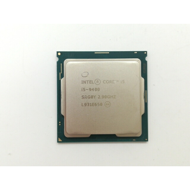 【中古】Intel Core i5-9400 (2.9GHz/肺結核:4.1GHz/SRG0Y/R0) bulk LGA1151/6C/6T/L3 9M/UHD630/TDP65W【日本橋3】引き受ける継続期間１週