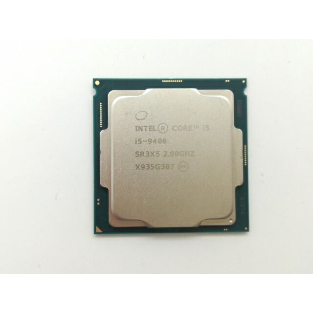 【中古】Intel Core i5-9400 (2.9GHz/肺結核:4.1GHz/SR3X5/U0) bulk LGA1151/6C/6T/L3 9M/UHD630/TDP65W【日本橋3】引き受ける継続期間１週