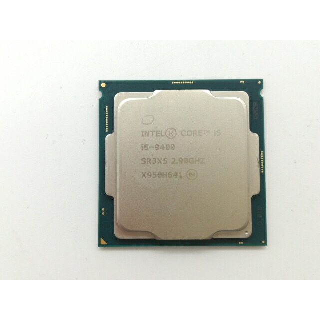 【中古】Intel Core i5-9400 (2.9GHz/肺結核:4.1GHz/SR3X5/U0) bulk LGA1151/6C/6T/L3 9M/UHD630/TDP65W【日本橋3】引き受ける継続期間１週
