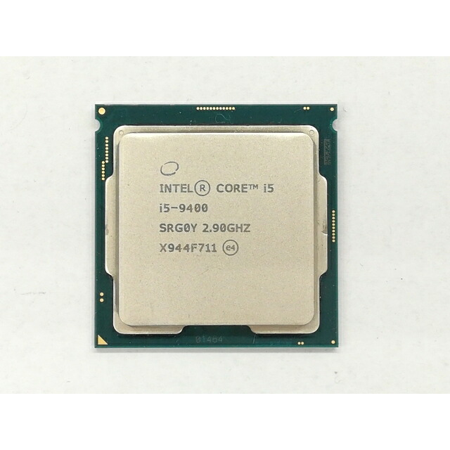 【中古】Intel Core i5-9400 (2.9GHz/結核症:4.1GHz/SRG0Y/R0) bulk LGA1151/6C/6T/L3 9M/UHD630/TDP65W【日本橋3】引き請ける継続期間１週