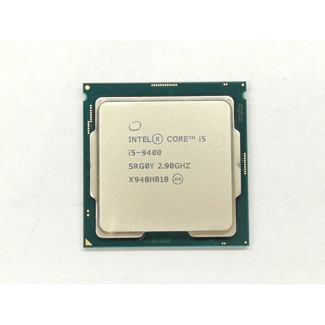 【中古】Intel Core i5-9400 (2.9GHz/結核症:4.1GHz/SRG0Y/R0) bulk LGA1151/6C/6T/L3 9M/UHD630/TDP65W【日本橋3】引き請ける継続期間１週