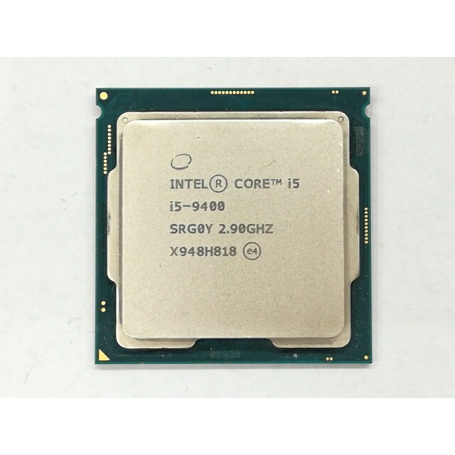 【中古】Intel Core i5-9400 (2.9GHz/結核症:4.1GHz/SRG0Y/R0) bulk LGA1151/6C/6T/L3 9M/UHD630/TDP65W【日本橋3】引き請ける継続期間１週