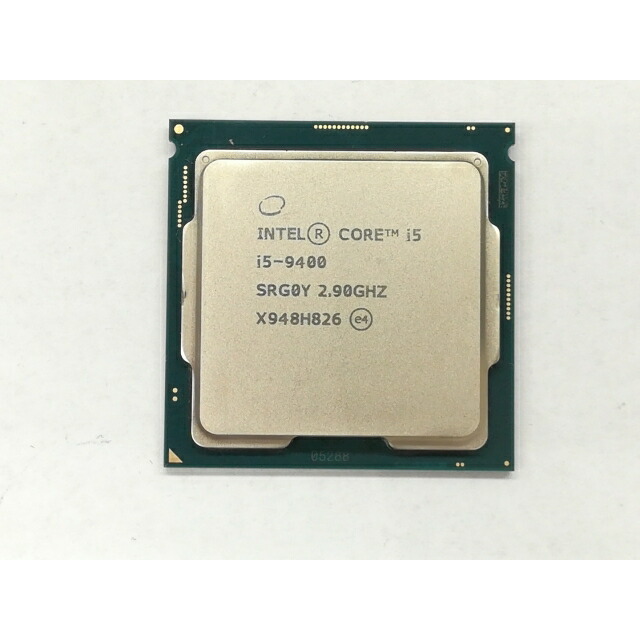 【中古】Intel Core i5-9400 (2.9GHz/結核症:4.1GHz/SRG0Y/R0) bulk LGA1151/6C/6T/L3 9M/UHD630/TDP65W【日本橋3】引き請ける継続期間１週