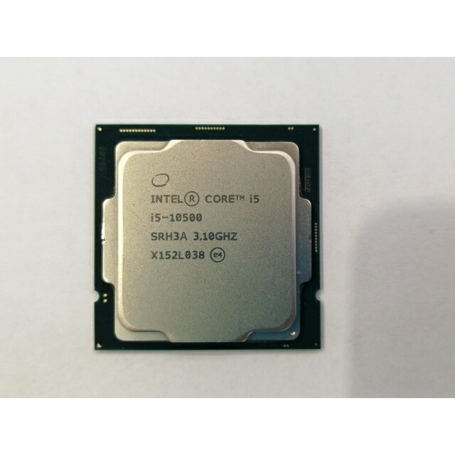 【中古】Intel Core i5-10500 (3.1GHz/結核症:4.5GHz) bulk LGA1200/6C/12T/L3 12M/UHD630/TDP65W【日本橋3】引きうける継続期間１週