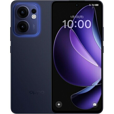 【未使用】Oppo UQmobile 【SIMフリー】 OPPO Reno13 A ルミナスネイビー 8GB 128GB OPG05【戸塚】保証期間３ヶ月｜じゃんぱら店