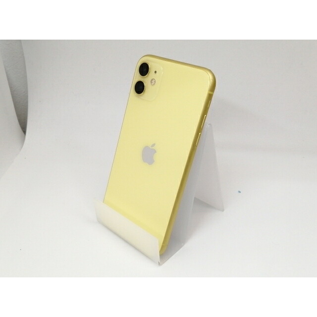 【中古】Apple au 【SIMロック解除済み】 iPhone 11 64GB イエロー MHDE3J/A(後期型番)【戸塚】保証期間1ヶ月【ランクC】|じゃんぱら店