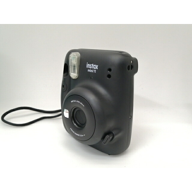 【中古】FujiFilm instax mini 11 チェキ [濃灰色薄墨色]【戸塚】引きうける継続期間１週【位置づけるA】