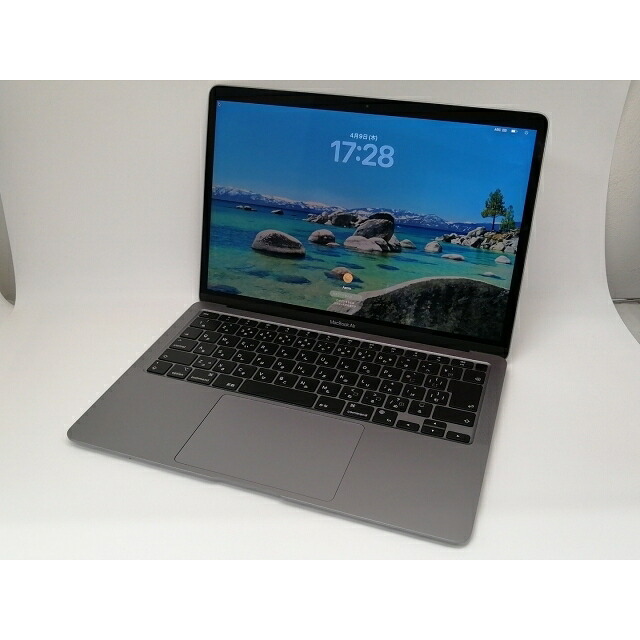 【中古】Apple MacBook Air 13インチ CTO (M1・2020) スペースグレイ Apple M1(CPU:8C/GPU:7C)/16G/512G【戸塚】保証期間1ヶ月【ランクA】