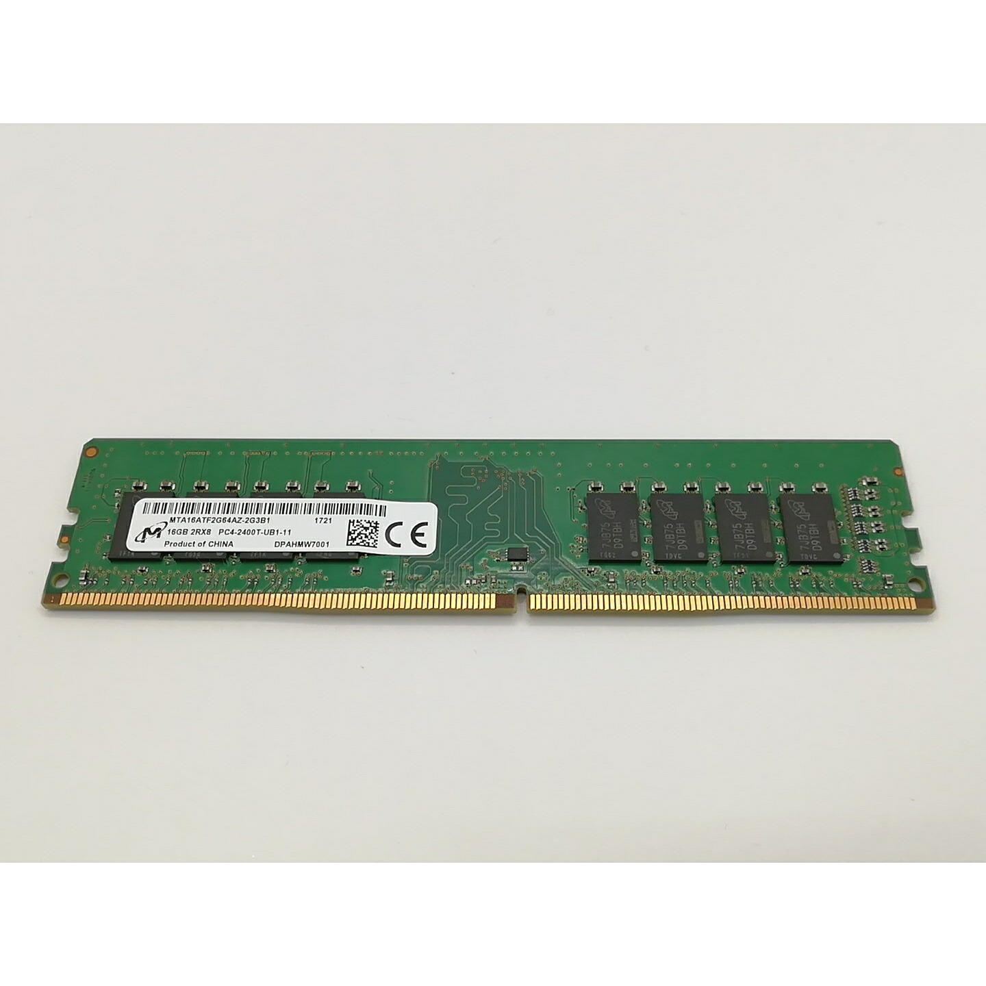【中古】DDR4 16GB パソコン4-19200(DDR4-2400)【事務机とっ始めパソコン用】【戸塚】引きうける継続期間１週