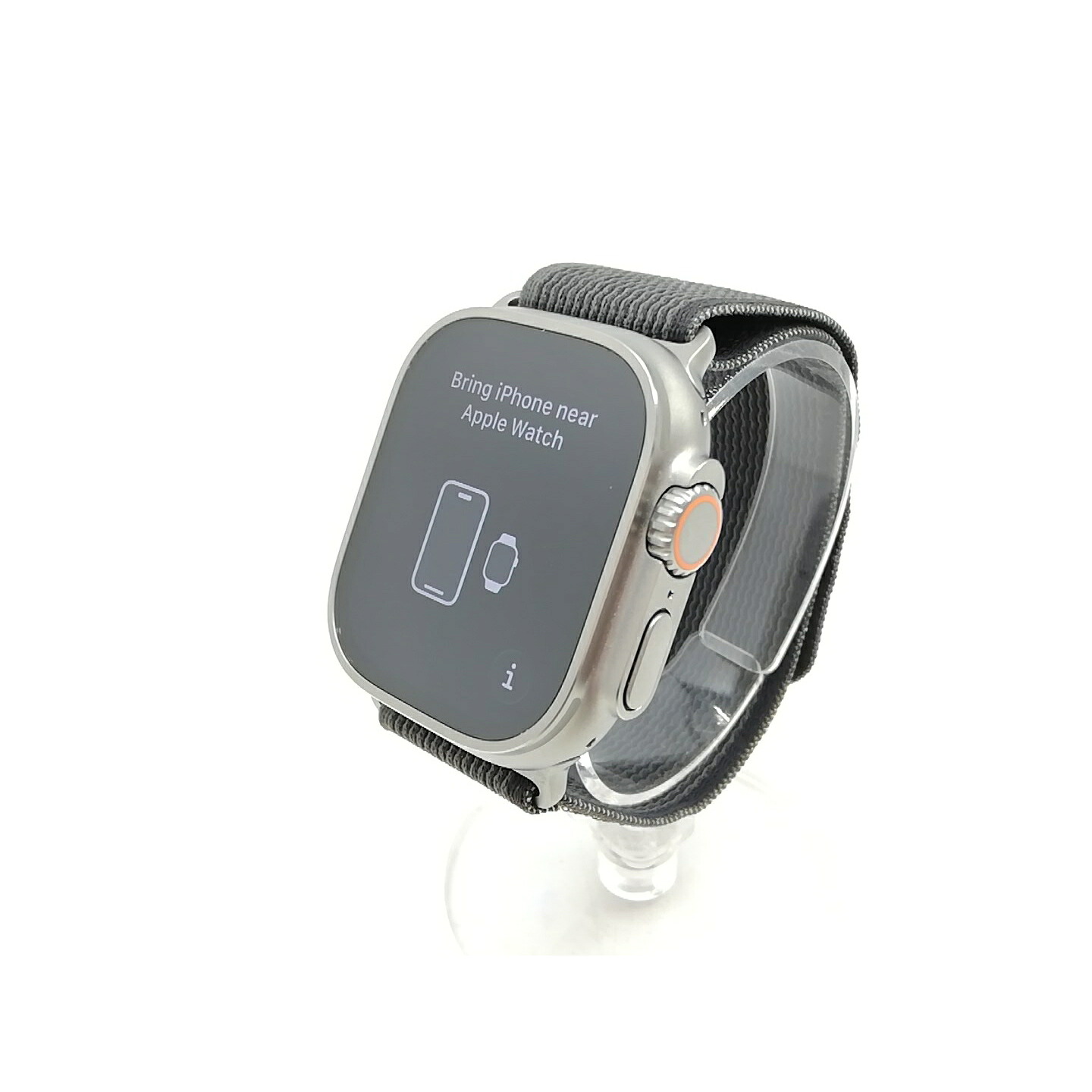 【中古】Apple Apple Watch Ultra 49mm Cellular チタニウムケース/ブラック/グレイトレイルループ M&L MQFX3J/A【秋葉本店】保証期間１ヶ月【ランクB】