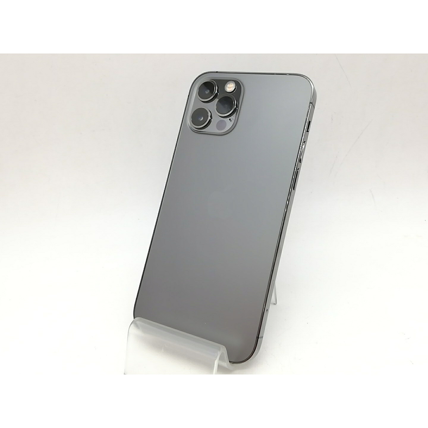 【中古】Apple SoftBank 【SIMロック解除済み】 iPhone 12 Pro 256GB グラファイト MGM93J/A【秋葉本店】保証期間１ヶ月【ランクB】