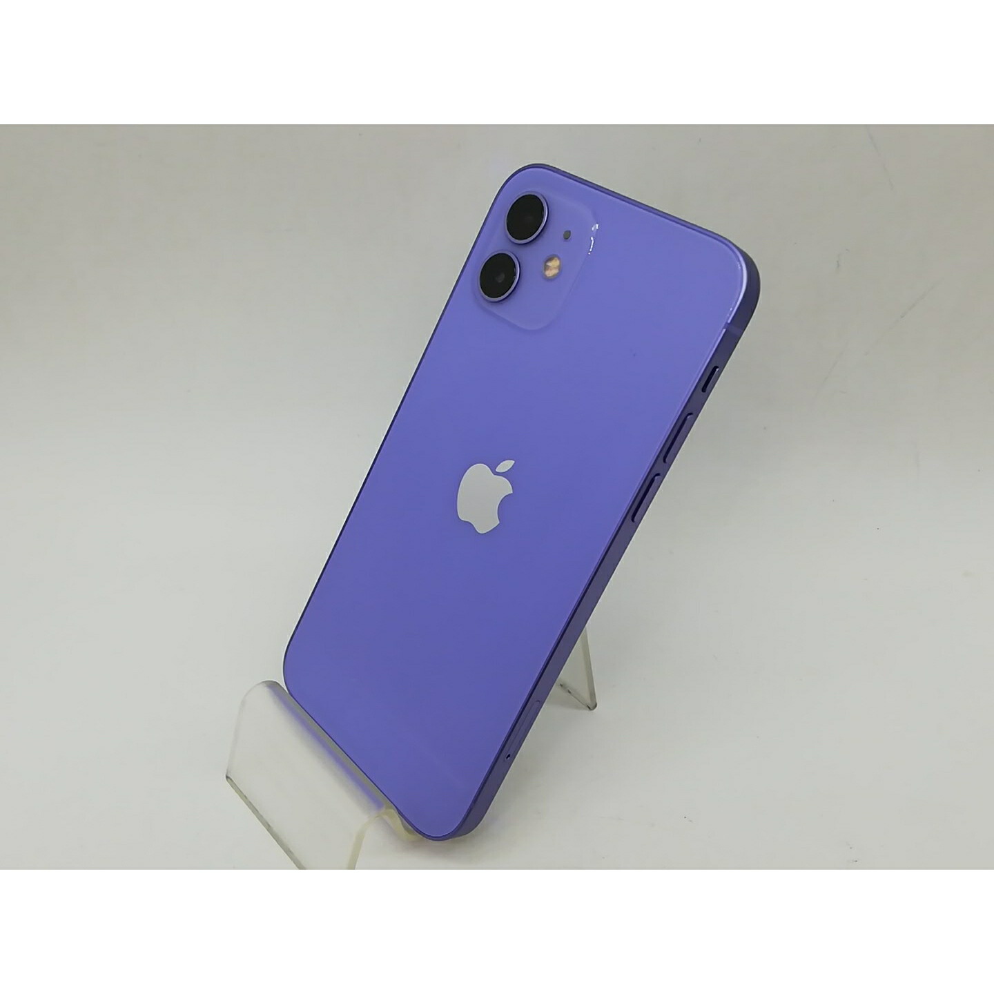 【中古】Apple au 【SIMロック解除済み】 iPhone 12 64GB パープル MJNH3J/A【秋葉本店】保証期間１ヶ月【ランクB】
