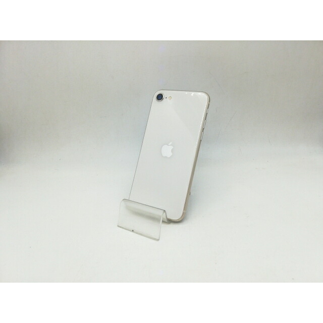 【中古】Apple au 【SIMフリー】 iPhone SE（第3世代） 64GB スターライト MMYD3J/A【秋葉本店】保証期間１ヶ月【ランクC】