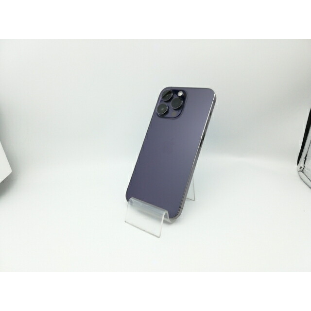 【中古】Apple docomo 【SIMフリー】 iPhone 14 Pro Max 512GB ディープパープル MQ9J3J/A【秋葉本店】保証期間１ヶ月【ランクB】｜じゃんぱら店