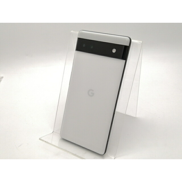 【中古】Google au 【SIM無償性】 Pixel 6a 車輪止め 6GB 128GB GB17L【大須2】引き受ける継続期間１ヶ月【序列付けるB】
