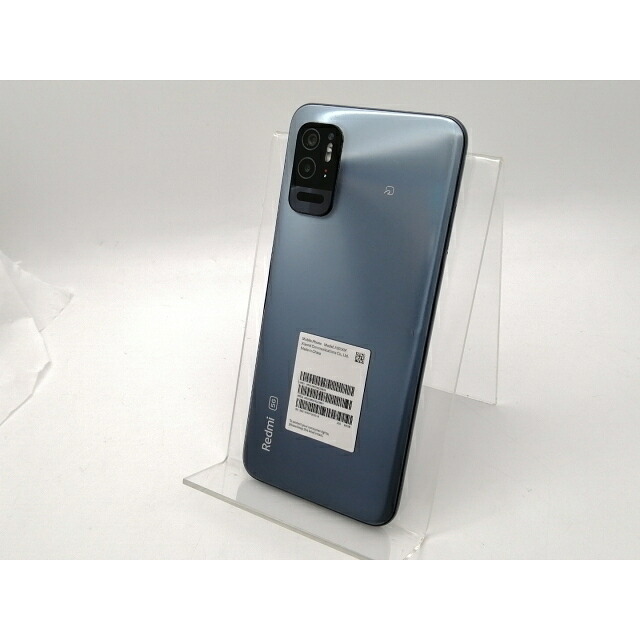 【中古】Xiaomi SoftBank 【SIM無償性】 Redmi Note 10T アジュールブラック 4GB 64GB A101XM【大須2】引き請ける継続期間１ヶ月【序列付けるC】