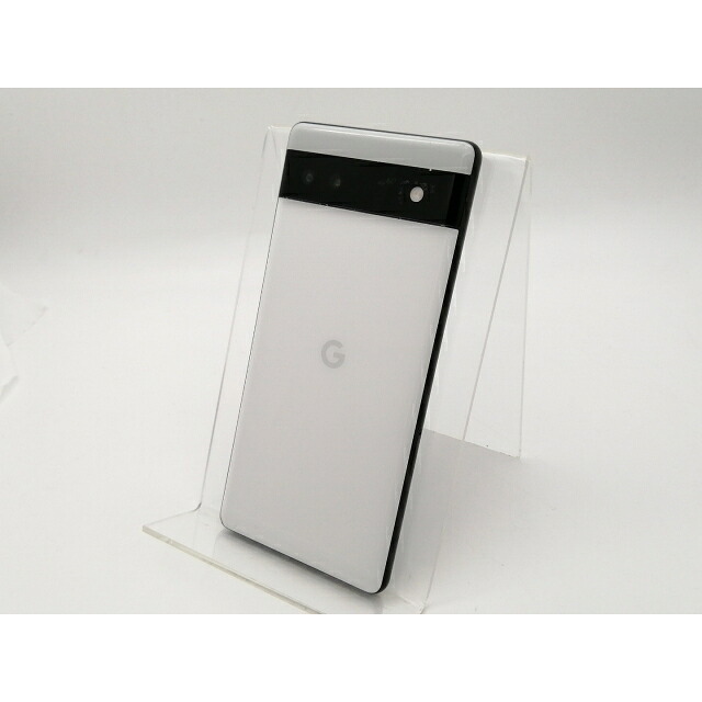 【中古】Google au 【SIM無償性】 Pixel 6a 車輪止め 6GB 128GB GB17L【大須2】引き請ける継続期間１ヶ月【序列付けるC】