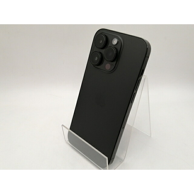 【中古】Apple au 【SIMフリー】 iPhone 14 Pro 128GB スペースブラック MPXU3J/A【大須2】保証期間１ヶ月【ランクB】