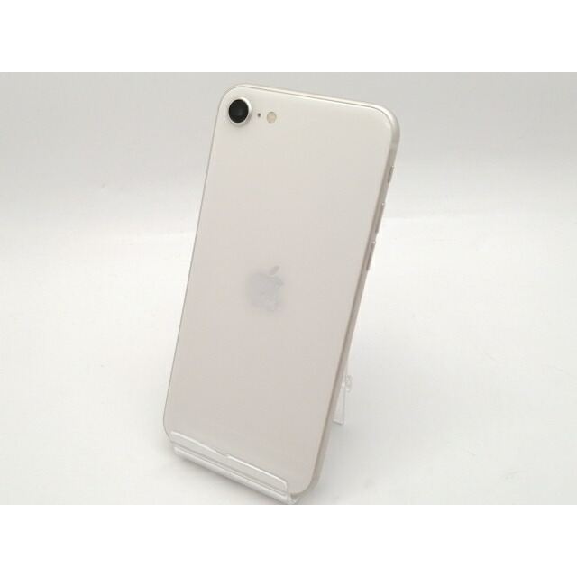 【中古】Apple docomo 【SIMフリー】 iPhone SE（第3世代） 64GB スターライト MMYD3J/A【大須2】保証期間１ヶ月【ランクC】