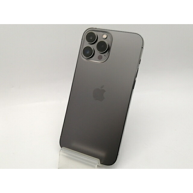 【中古】Apple SoftBank 【SIMフリー】 iPhone 13 Pro Max 128GB グラファイト MLJ43J/A【大須2】保証期間１ヶ月【ランクB】