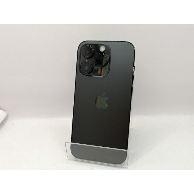 【中古】Apple 国内版 【SIMフリー】 iPhone 14 Pro 256GB スペースブラック MQ0Q3J/A【大須2】保証期間１ヶ月【ランクC】