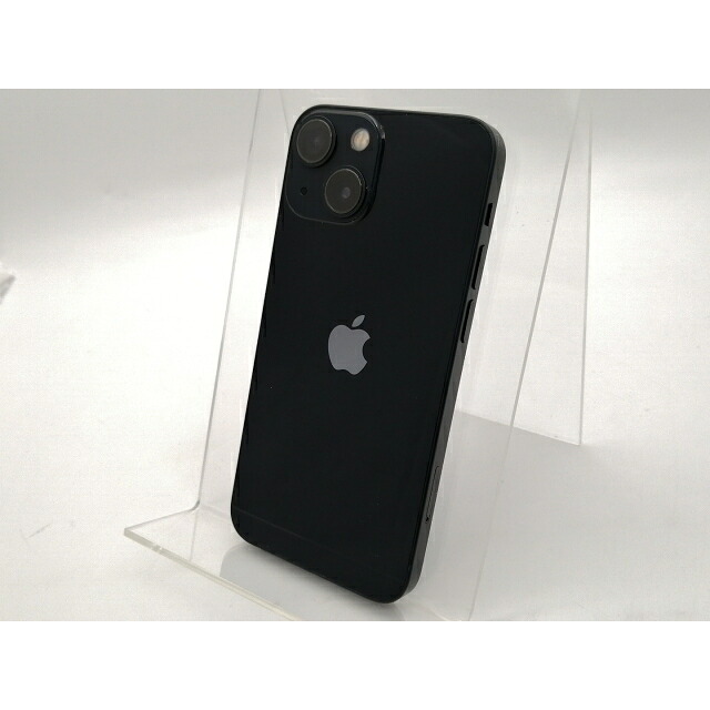 【中古】Apple docomo 【SIMフリー】 iPhone 13 mini 128GB ミッドナイト MLJC3J/A【大須2】保証期間１ヶ月【ランクB】