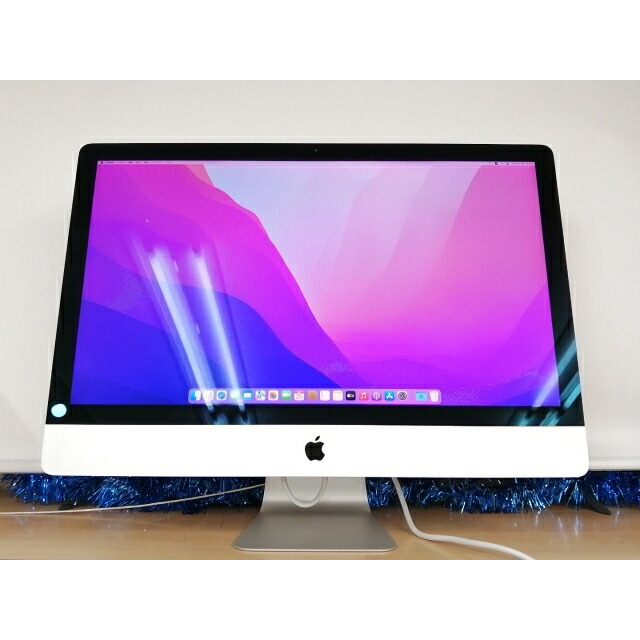 【中古】Apple iMac 27インチ CTO (Late 2015) Core i5(3.2G)/16G/1T(Fusion)/Radeon R9 M390【大須2】保証期間１ヶ月【ランクB】｜じゃんぱら店