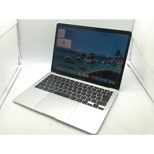 【中古】Apple MacBook Air 13in CTO (M1・2020) しろがね色 Apple M1(中央処理装置:8C/GPU:7C)/16G/256G【大須2】引きうける継続期間１ヶ月【位置づけるC】