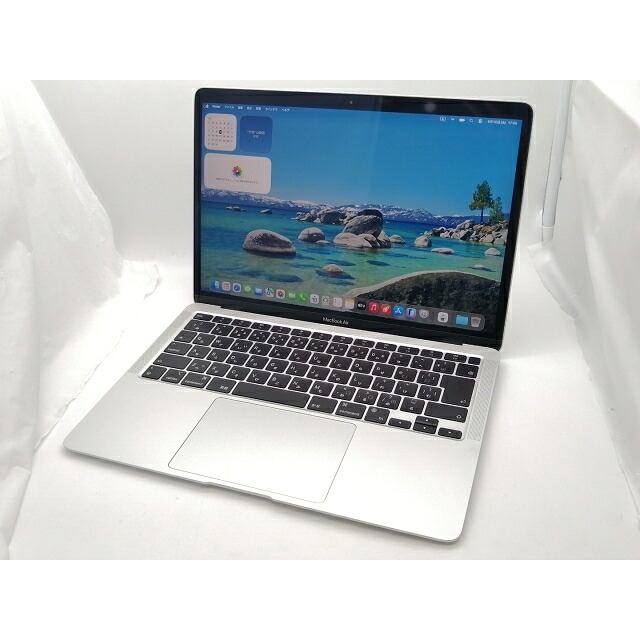 【中古】Apple MacBook Air 13in M1(中央処理装置:8C/GPU:7C) 8GB/256GB しろがね色 MGN93J/A (M1・2020)【大須2】引き受ける継続期間１ヶ月【価値づけるB】