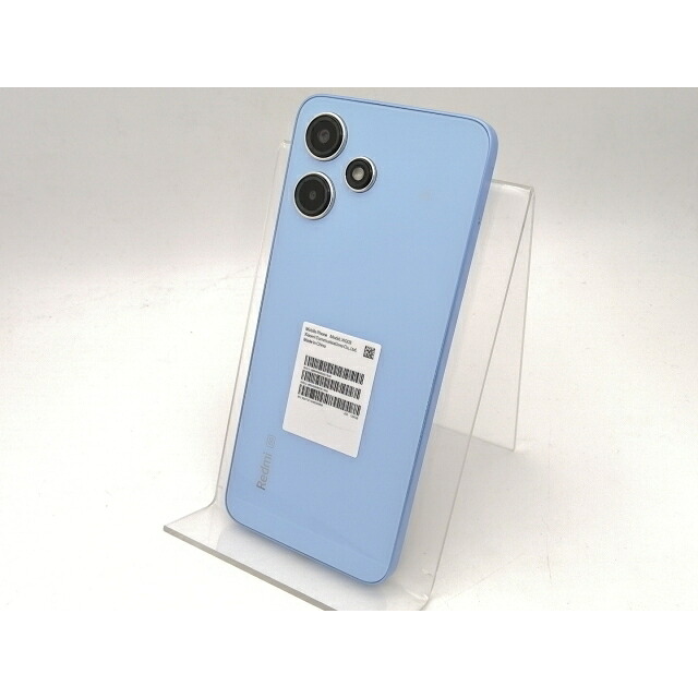 【中古】Xiaomi au 【SIM無償性】 Redmi 12 5G 4GB 128GB 天の原青み XIG03【なんば】引き受ける継続期間１ヶ月【序列付けるA】