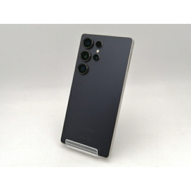 【中古】SAMSUNG au 【SIM無償性】 Galaxy S25 Ultra チタニウム黒いこと 12GB 256GB SCG32【なんば】引き受ける継続期間１ヶ月【価値づけるA】