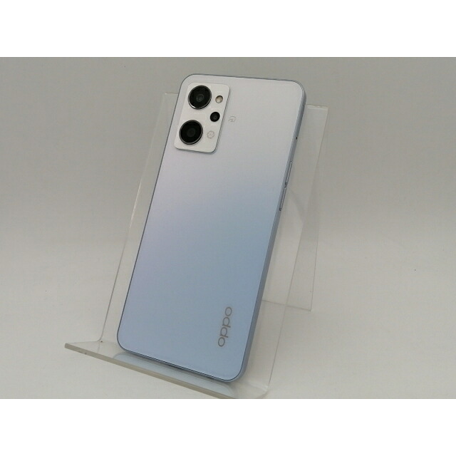 【中古】Oppo 国内版 【SIM無償性】 OPPO Reno7 A 意気込み青み 6GB 128GB CPH2353【なんば】引き受ける継続期間１ヶ月【序列付けるB】