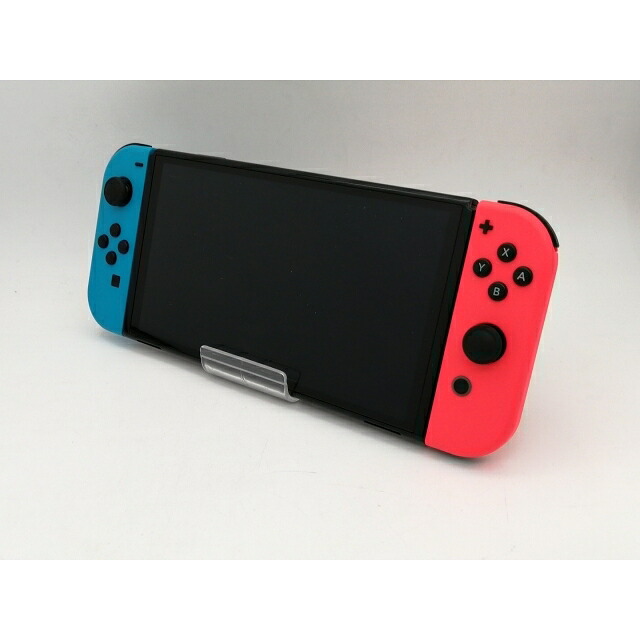 【中古】Nintendo Switch 本体 (有機ELモデル) HEG-S-KABAA ネオンブルー・ネオンレッド 【2021年10月】【なんば】保証期間１ヶ月【ランクB】｜じゃんぱら店