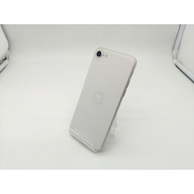 【中古】Apple au 【SIMフリー】 iPhone SE（第3世代） 64GB スターライト MMYD3J/A【なんば】保証期間１ヶ月【ランクC】｜じゃんぱら店