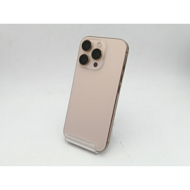 【中古】Apple 国内版 【SIMフリー】 iPhone 16 Pro 256GB デザートチタニウム MYN23J/A【なんば】保証期間１ヶ月【ランクA】