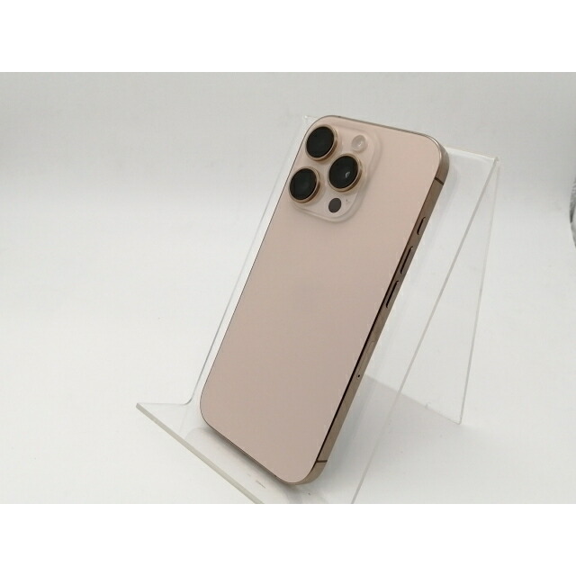 【中古】Apple SoftBank 【SIMフリー】 iPhone 16 Pro 256GB デザートチタニウム MYN23J/A【なんば】保証期間１ヶ月【ランクA】