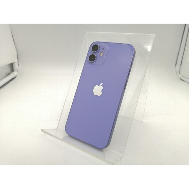 【中古】Apple 国内版 【SIMフリー】 iPhone 12 mini 64GB パープル MJQC3J/A【なんば】保証期間１ヶ月【ランクB】