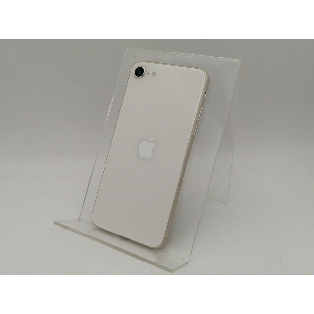 【中古】Apple ymobile 【SIMフリー】 iPhone SE（第3世代） 64GB スターライト MMYD3J/A【なんば】保証期間１ヶ月【ランクB】｜じゃんぱら店 24,735円