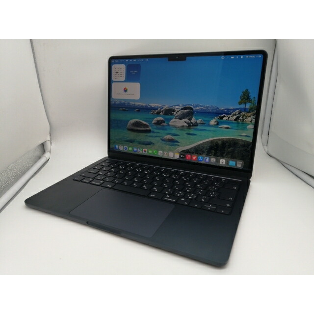 【中古】Apple MacBook Air 13インチ CTO (M2,2022) ミッドナイト M2(CPU:8C/GPU:10C)/16G/512G/35W AC(USB-Cx2)【なんば】保証期間１ヶ月【ランクA】