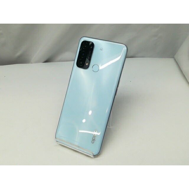 【中古】Oppo 国内版 【SIM無償性】 OPPO Reno5 A 内燃機関青み 6GB 128GB CPH2199【仙台駅東口】引き受ける継続期間１ヶ月【序列付けるB】