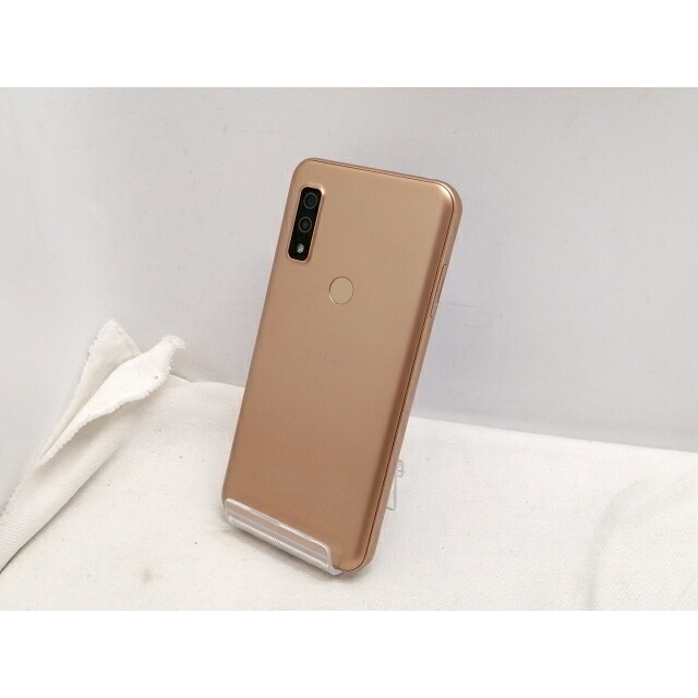 【中古】Fujitsu au 【SIM無償性】 arrows We サクラ色ゴールド 4GB 64GB FCG01【仙台駅東口】引き受ける継続期間１ヶ月【序列付けるB】