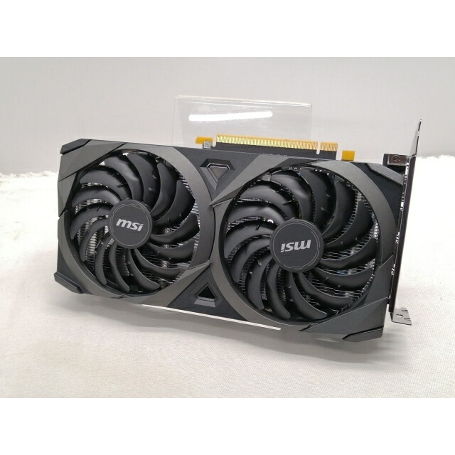 【中古】MSI GeForce RTX 3060 VENTUS 2X 12G OC RTX3060/12GB(GDDR6)/PCI-E【仙台駅東口】引き請ける継続期間１週